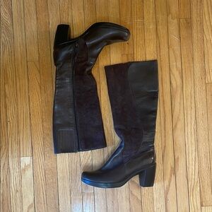 Dansko Brown Leather Knee-High Boots